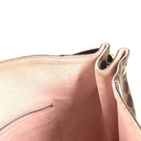 LOUIS VUITTON N41556 Kaisa Hobo Kaisa Shoulder Bag Damier Canvas Ebene Brown - Picture 13 of 16